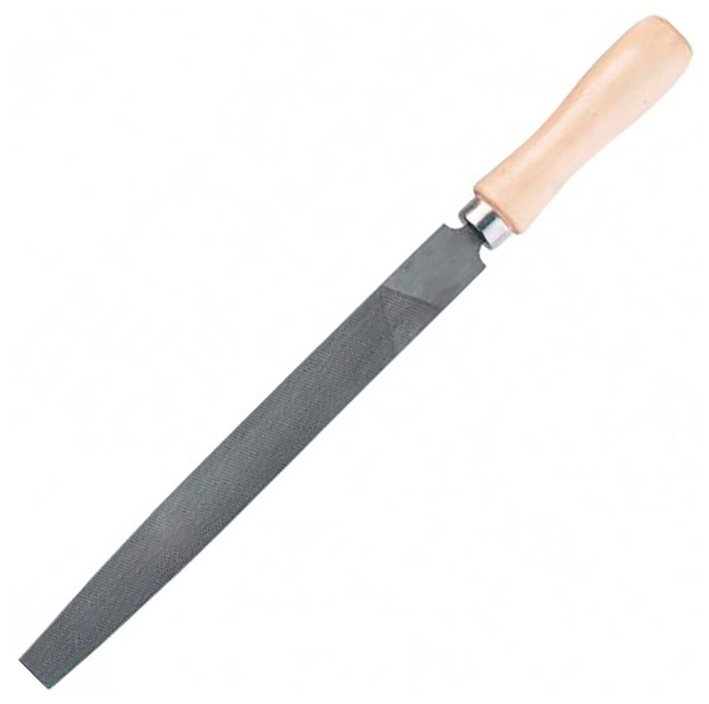 Напильник, 300 мм, плоский, деревянная ручка// Сибртех напильник 300 мм плоский деревянная ручка сибртех