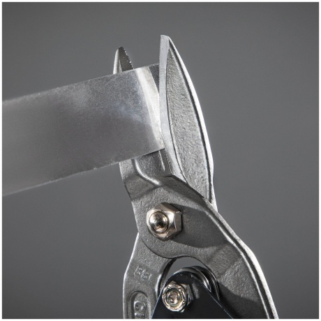 Ножницы по металлу &quot;PIRANHA&quot;,250мм,прямой рез,сталь-CrMo,двухкомп.рукоятки// Gross - фото 8