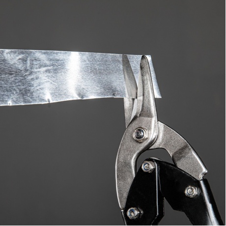 Ножницы по металлу, 250 мм, правые, обрезиненные рукоятки// Matrix - фото 9