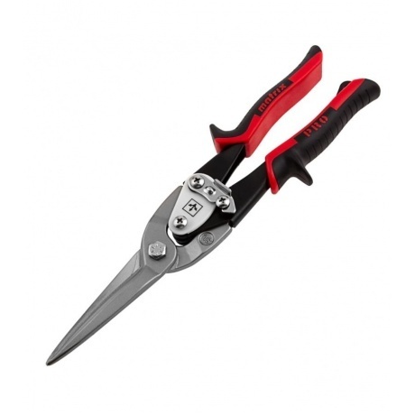 

Ножницы по металлу,удлиненные, 290 мм, прямой рез, CrMo, 2-комп.обрезиненные рук-ки, PRO Matrix