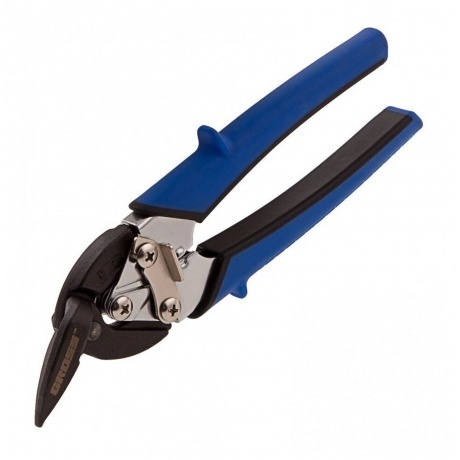 Ножницы по металлу"PIRANHA",185мм,прямой и правый рез,сталь-СrM,...