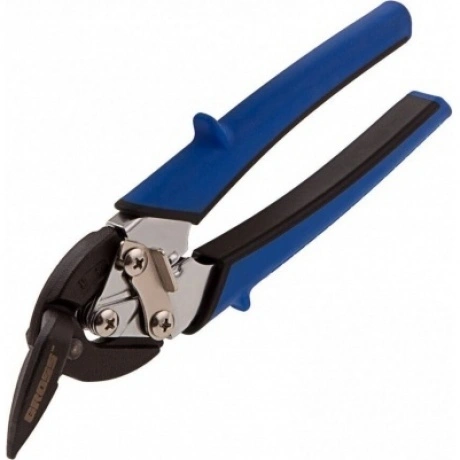 Ножницы по металлу"PIRANHA",185мм,прямой и правый рез,сталь-СrM,...