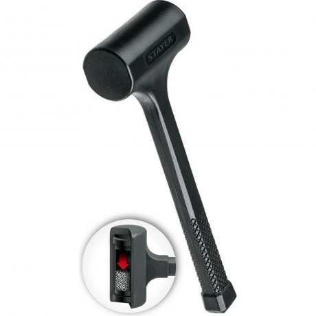 

Молоток цельнолитой безынерционный STAYER 1350 г, 60 мм 2042-1350