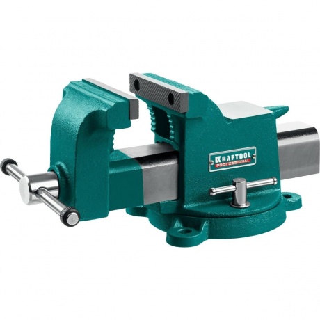 Тиски слесарные стальные KRAFTOOL STEEL, 100 мм, (32701-100) - фото 1