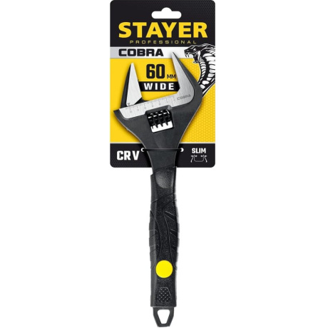 Разводной ключ Stayer COBRA 27264-30, 300/60 мм - фото 6