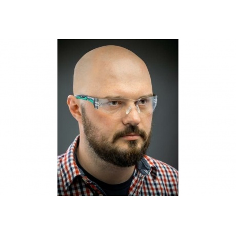 Очки панорамные прозрачные защитные KRAFTOOL PULSAR 110460 - фото 3