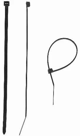 Хомуты нейлоновые Зубр черные, 4.5x300 мм, 100 шт. 309030-45-300