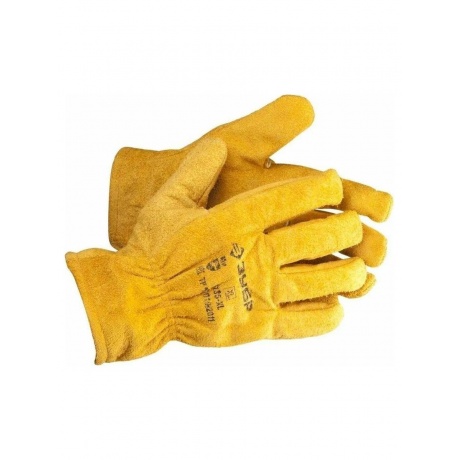 Перчатки ЗУБР Мастер XL 10 спилковые рабочие с подкладкой 1135-XL 887₽