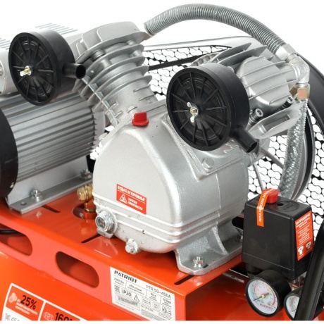 Компрессор поршневой Patriot PTR 50-450A масляный - фото 2