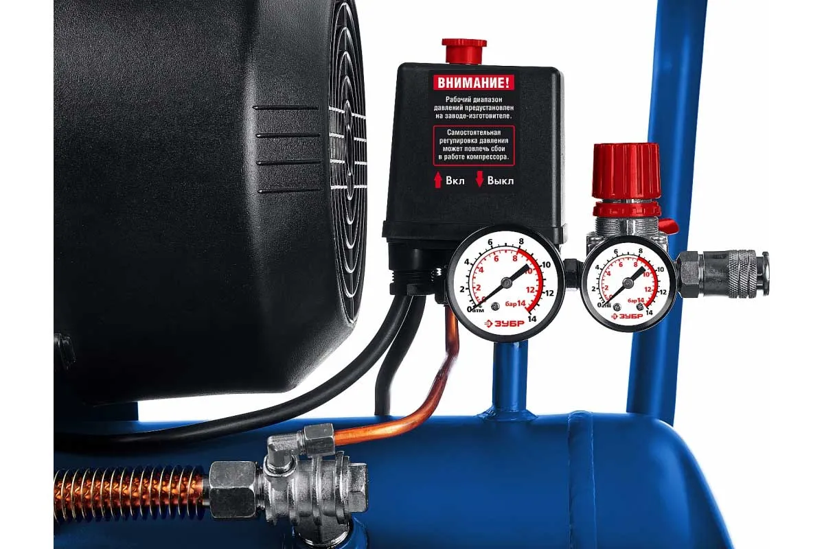 Компрессор воздушный Зубр КПМ-400-50 - фото 4