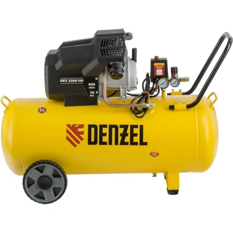 Компрессор воздушный DENZEL 58079, DKV2200/100,Х-PRO 2.2 кВт, 40...