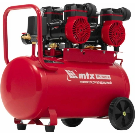 Компрессор безмасляный малошумный MTX 58140, SPC 3000/50, 3000 В...