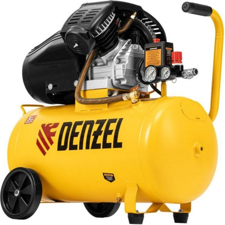 Компрессор воздушный прям. привод DENZEL 58168, DCV1800/50, 1,8 ...