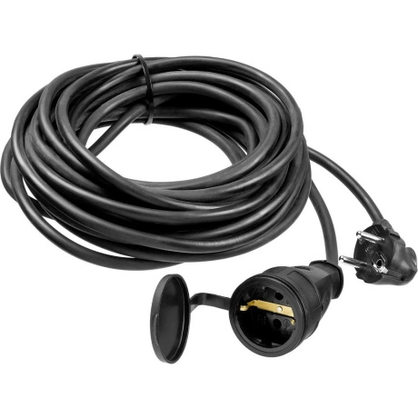 Удлинитель силовой-шнур ЗУБР КГ-325-Ш IP44 55017-10, 4000 Вт, 3 ...