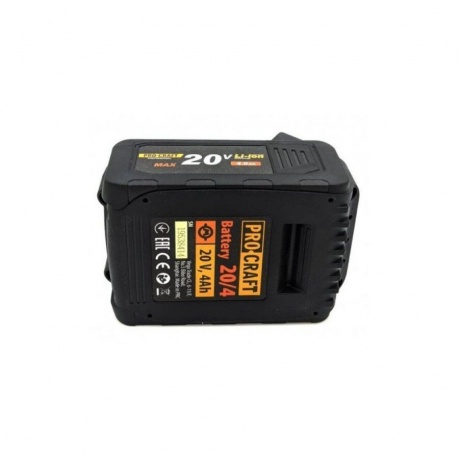 Батарея аккумуляторная BAT204 Li Procraft Li-Ion 20В 4Ач 3400₽