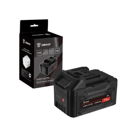 Аккумулятор DEKO R-UNV75 ULTRA Li-ion 20В 75Ач с повышенной токоотдачей 4950₽