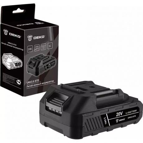 Батарея аккумуляторная Deko UNV20 STD 20В 2Ач Li-Ion 063-4492 1651₽