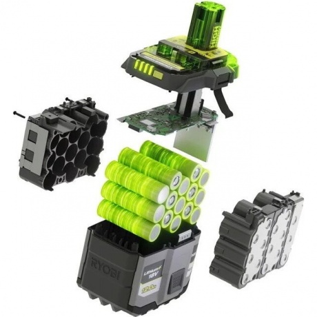 Аккумулятор Ryobi 18В RB18120T 5133006265 - фото 14