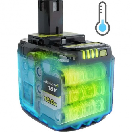 Аккумулятор Ryobi 18В RB18120T 5133006265 - фото 6