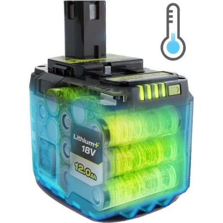 Аккумулятор Ryobi 18В RB18120T 5133006265 - фото 9