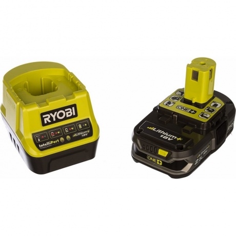 

Набор Ryobi ONE+ Li-Ion аккумулятор 2.5Aч + зарядное устройство RC18120, RC18120-125 5133003359