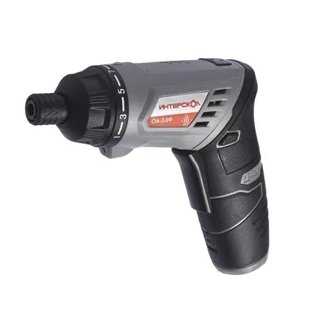 Отвертка аккумуляторная Интерскол ОА-3,6Ф (433.0.1.00)