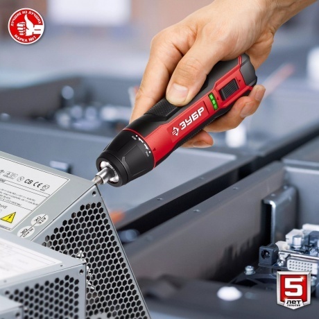 Отвертка аккумуляторная ЗУБР 3.6 В, (ЗО-4) - фото 3