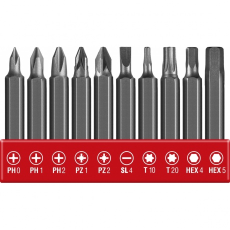 Отвертка аккумуляторная трансформер ЗУБР ViX-T 3.6 В, кейс, 10 бит (ЗО-ЕМ-3.6 Ли) - фото 4
