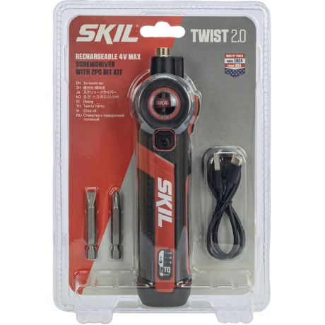 Аккумуляторная отвертка SKIL SD5619 TWIST 2.0  4V - фото 7