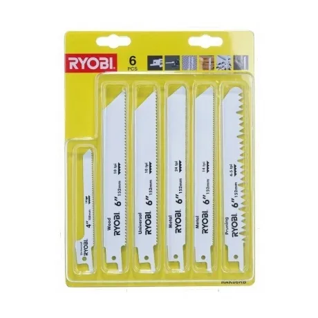 Набор полотен для сабельной пилы RAK06RB 5132002547 Ryobi