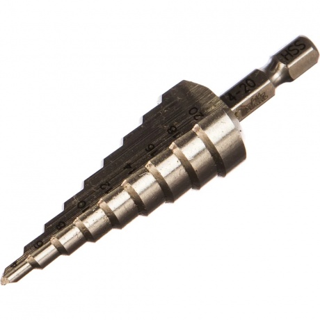 

Сверло ступенчатое по металлу (9 ступеней; 4-20 мм; HSS) Makita D-40098