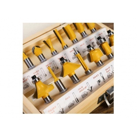 Набор фрез DEKO DH16 (8 мм, 16 предметов) - фото 3