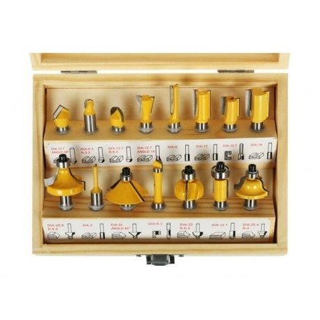 Набор фрез DEKO DH16 (8 мм, 16 предметов) - фото 6