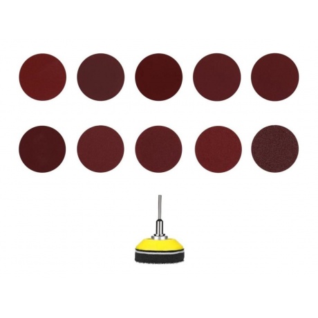 Набор шлифовальных кругов для гравера + держатель DEKO RT101 (101 предмет) - фото 1