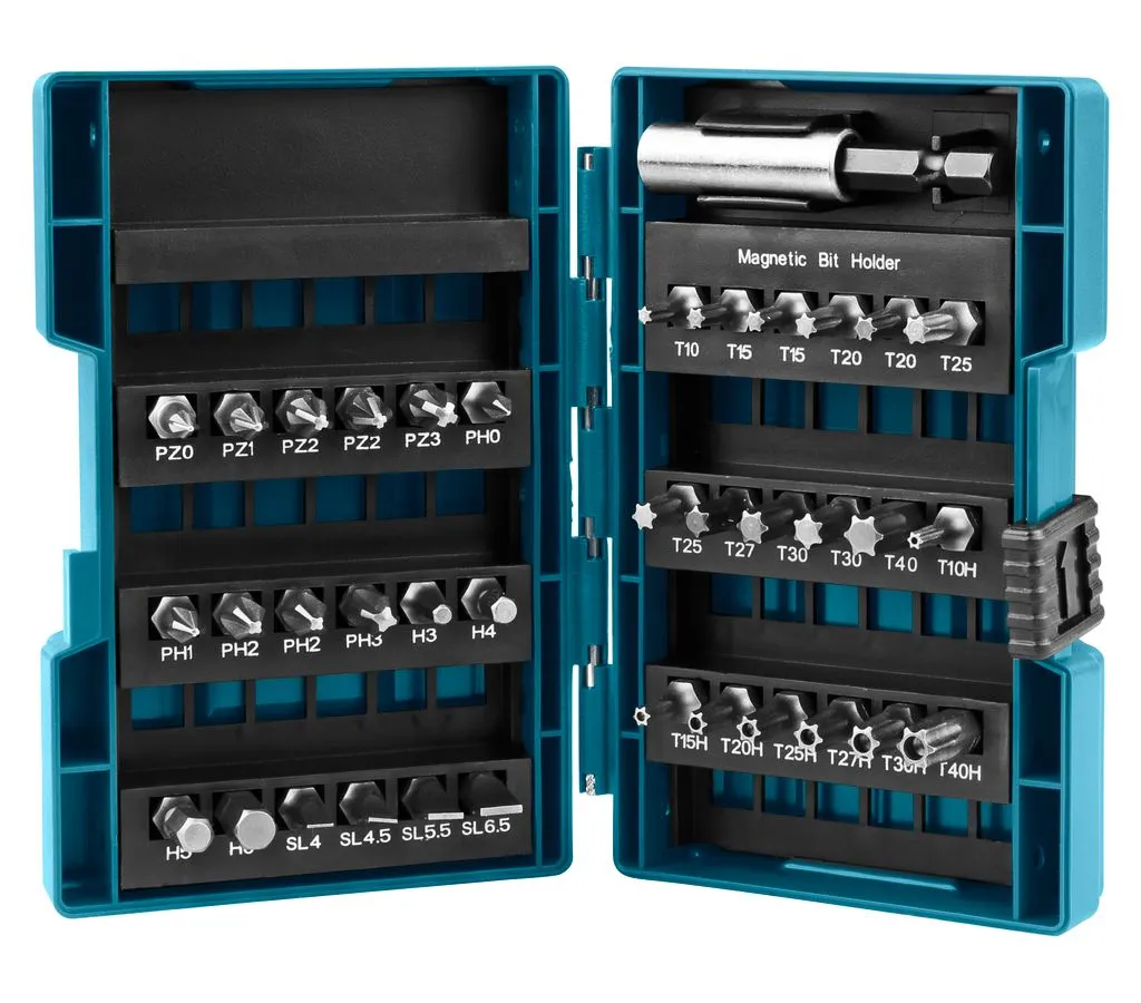Набор бит Makita B-28606 (37пред.) для шуруповертов - фото 2