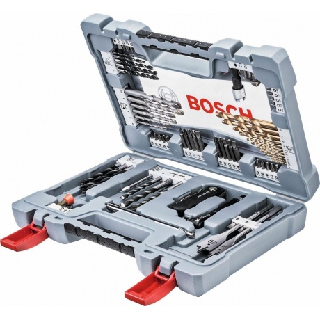 Набор бит Bosch Premium Set-76 (2608P00234) (76пред.) для шуруповертов - фото 1