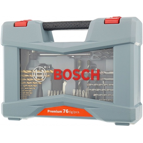 Набор бит Bosch Premium Set-76 (2608P00234) (76пред.) для шуруповертов - фото 3
