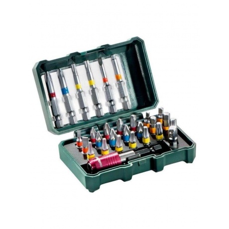 Набор бит Metabo 626710000 универсал. (29пред.) для шуруповертов - фото 1