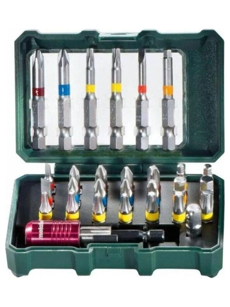 Набор бит Metabo 626710000 универсал. (29пред.) для шуруповертов - фото 3