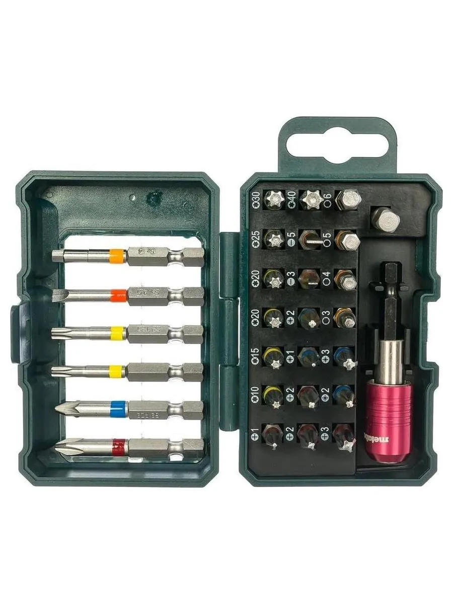 Набор бит Metabo 626710000 универсал. (29пред.) для шуруповертов - фото 4