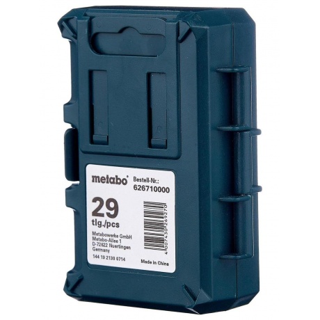 Набор бит Metabo 626710000 универсал. (29пред.) для шуруповертов - фото 8