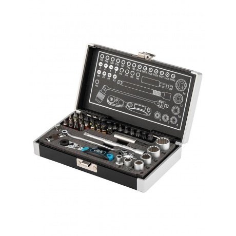 

Набор бит и головок торцевых, 1/4", карданный ключ, трещотка, адаптер, S2, 37 шт. Gross