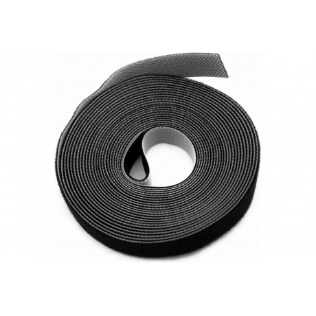 Хомут-липучка Hyperline WASNR-5X9-BK 5000x9мм (упак:1шт) полиами...