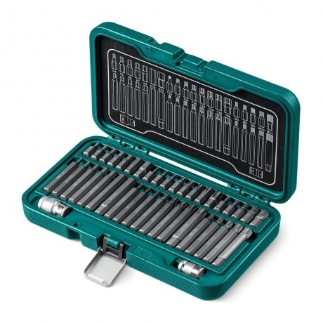 

Набор специальных бит KRAFTOOL THS-42, 42 шт (HEX, TX, SPLINE) хвостовик 10 мм под квадрат 1/2 (26554)