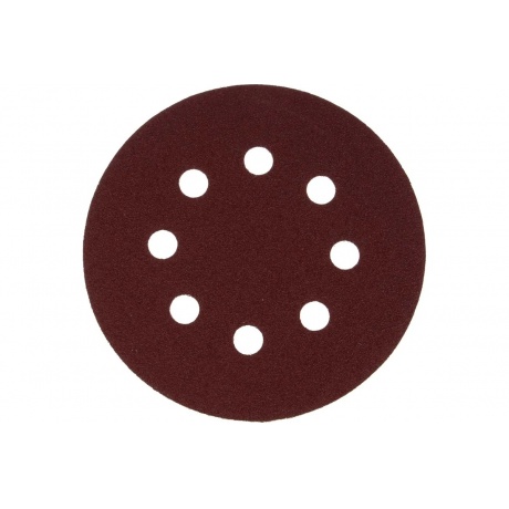 

Круг шлифовальный ЗУБР Мастер универсальный, из абразивной бумаги на велкро основе, 8 отверстий, Р80, 125мм, 5шт