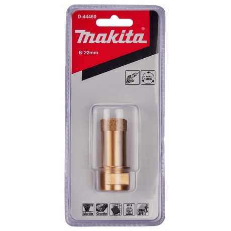 Алмазная коронка Makita 22мм D-44460 - фото 5