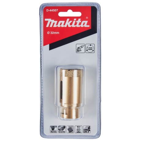 Алмазная коронка Makita 32мм D-44507 - фото 5