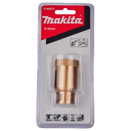 Алмазная коронка Makita 35мм D-44513 - фото 8
