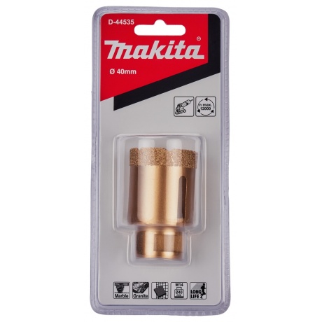 Алмазная коронка Makita 40мм D-44535 - фото 5