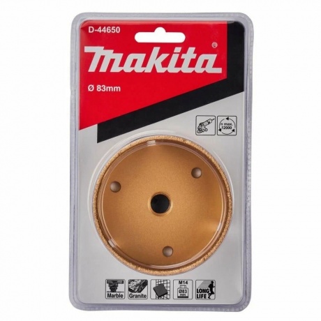 Алмазная коронка Makita 83мм D-44650 - фото 9